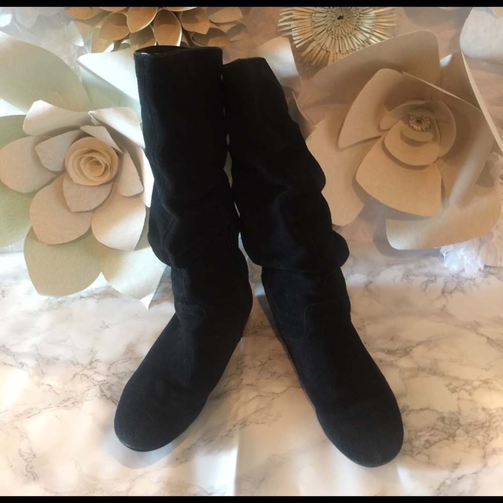 Nine West Black Suede Boots