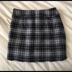 Fossil plaid skirt.
