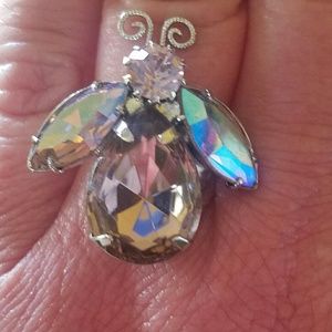 Bumblebee crystal ring by Tarina Tarantino