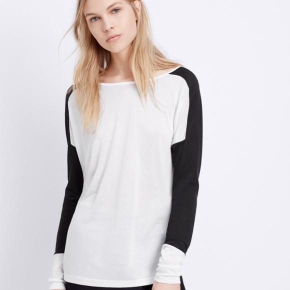 Vince - Colorblock Dolman Tee - Picture 1 of 8