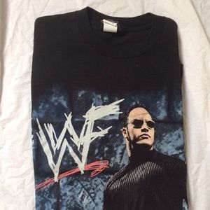 Vintage The Rock wrestling tee