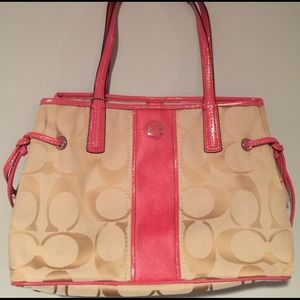 Pink Coach Purse
