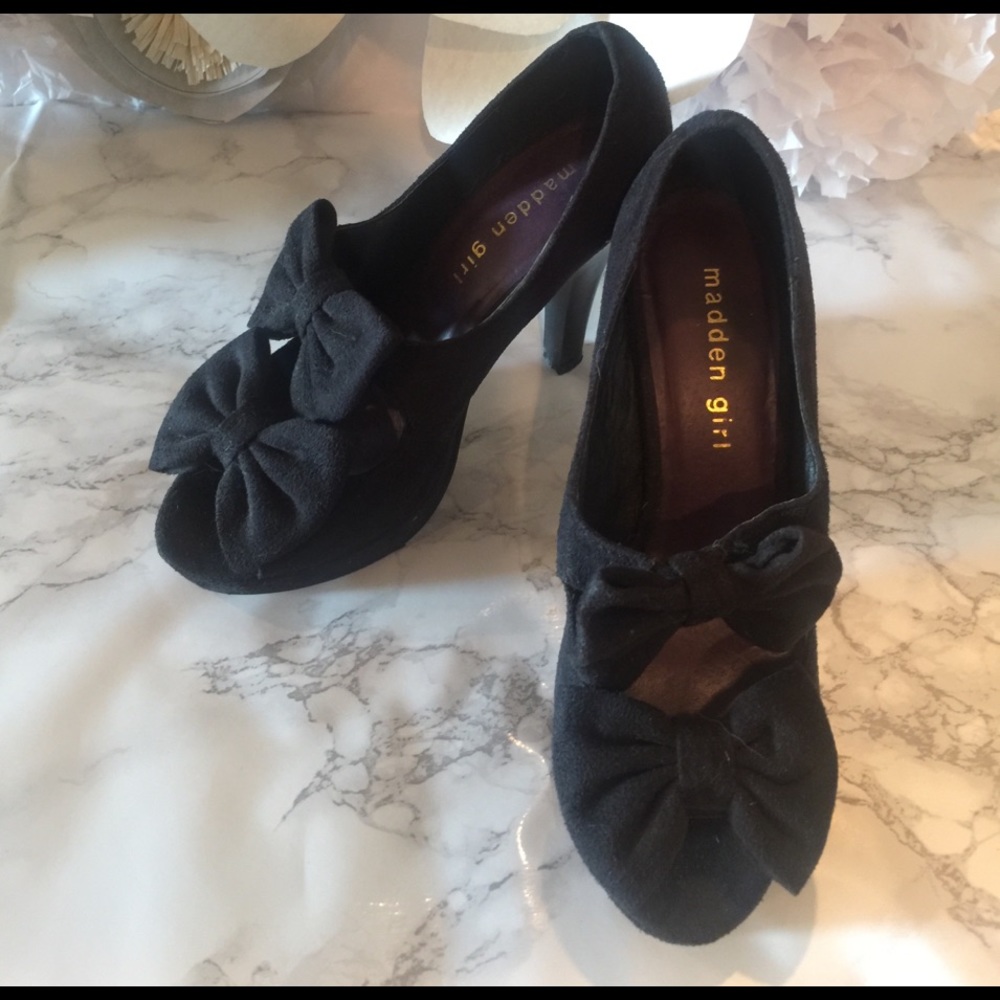 Madden Girl Suede Heels