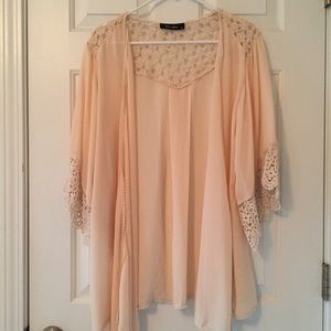 Sheer cardigan