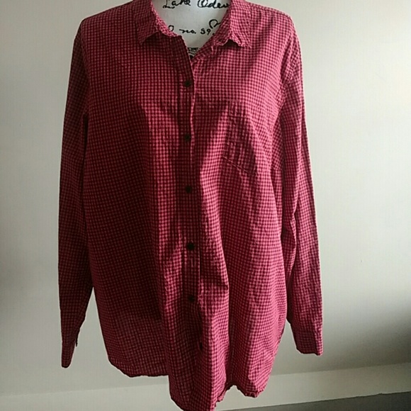 New XXL cotton button up long sleeve top! - Picture 1 of 6