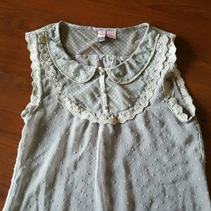 ***Sale******Shear grey blouse