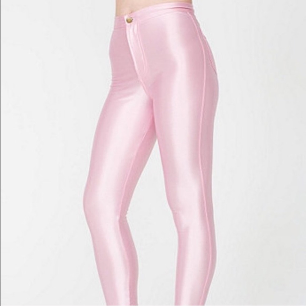 ISO ISO These American apparel pink disco pants