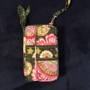 iPhone 4/5 double zipper wristlet