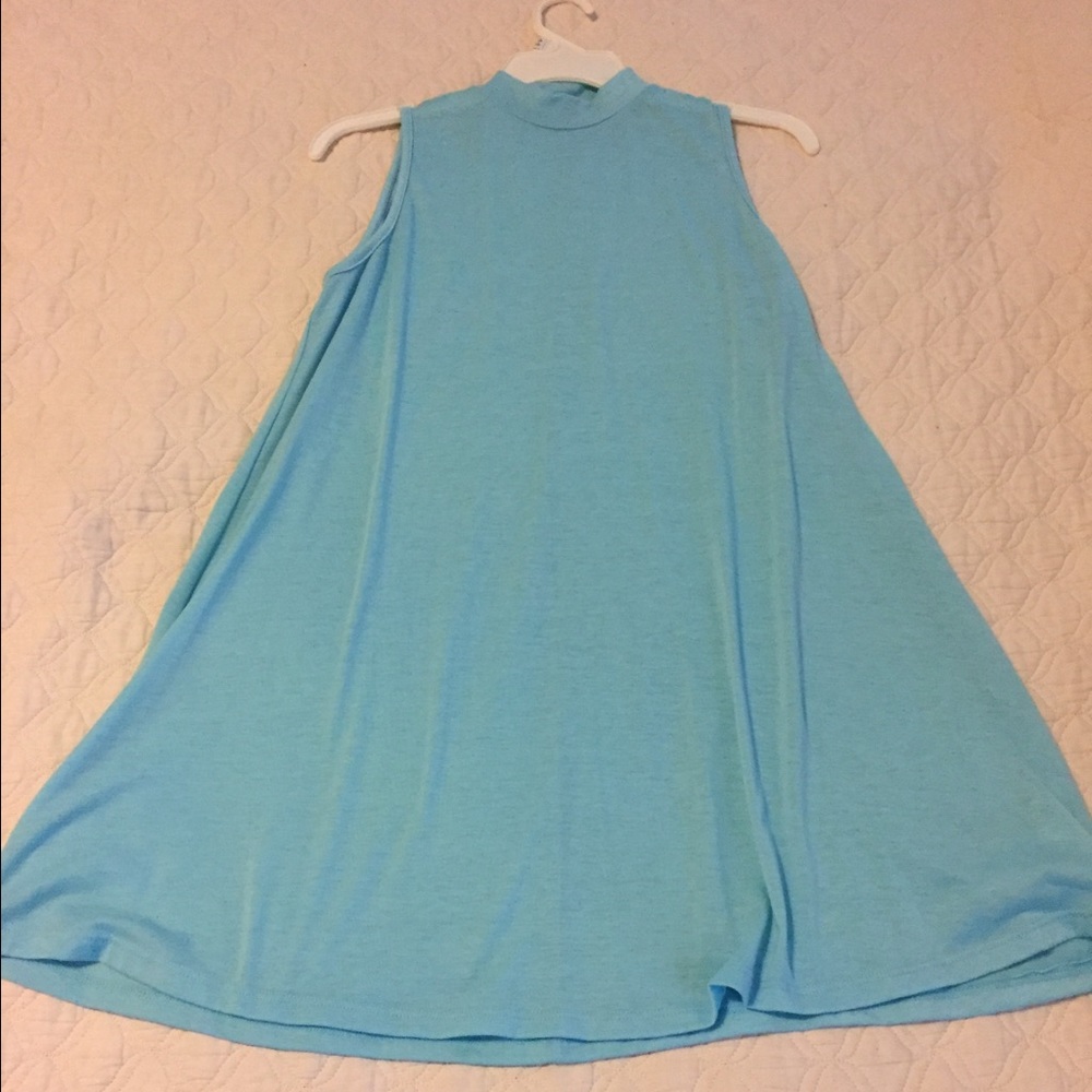 Baby Blue Mini Dress