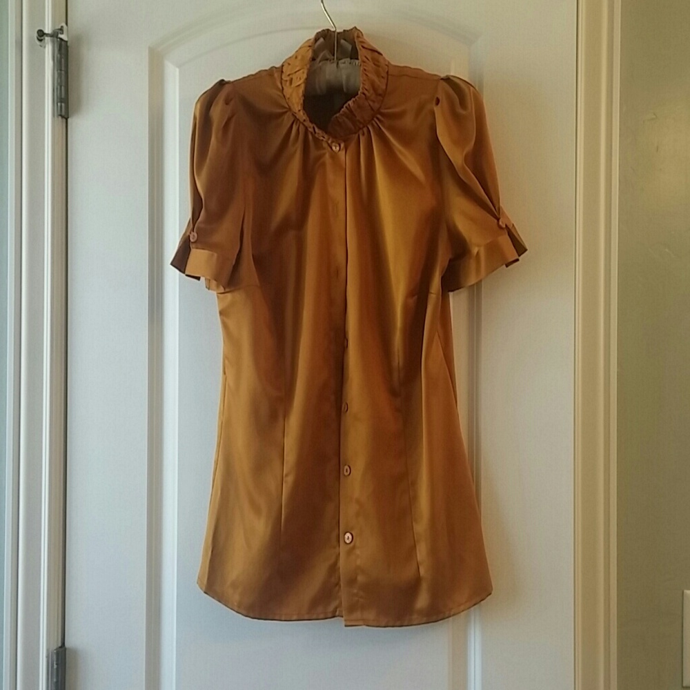 Dark Gold Blouse