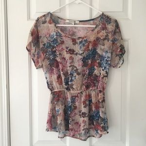 Floral forever 21 top
