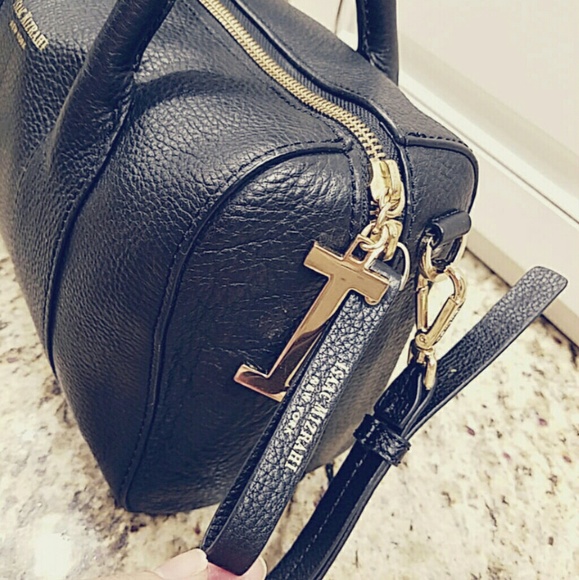 Isaac Mizrahi leather satchel crossbody handbag - Picture 6 of 7