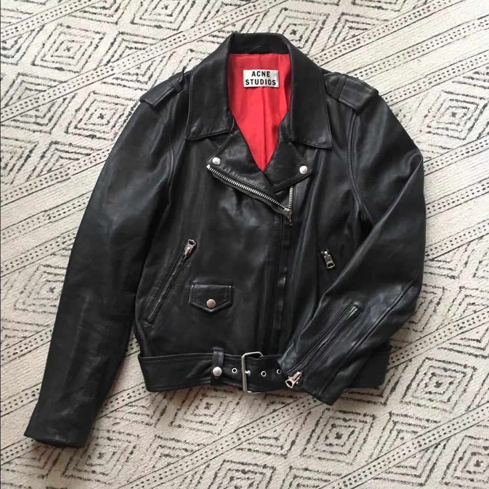Acne Studios Leather Mape Jacket