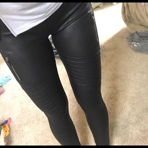 Pleather pants from express