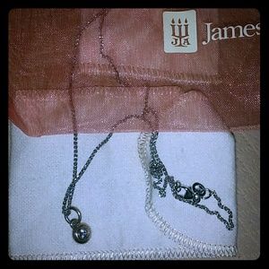 James avery sliver diamond pendant necklace