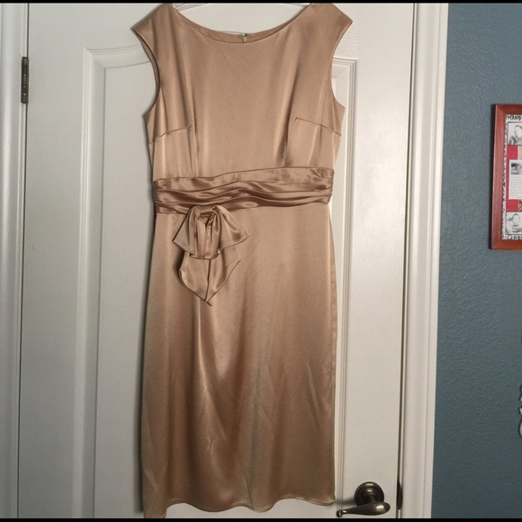 ABS gold dress size 12 - Picture 1 of 4