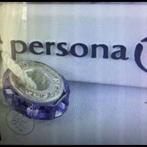 Sterling silver persona tanzanite princess bead