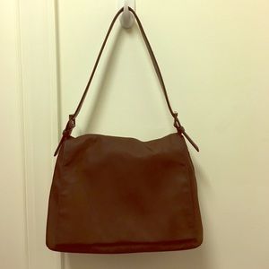 Coach Medium sized chocolate colored handbag!