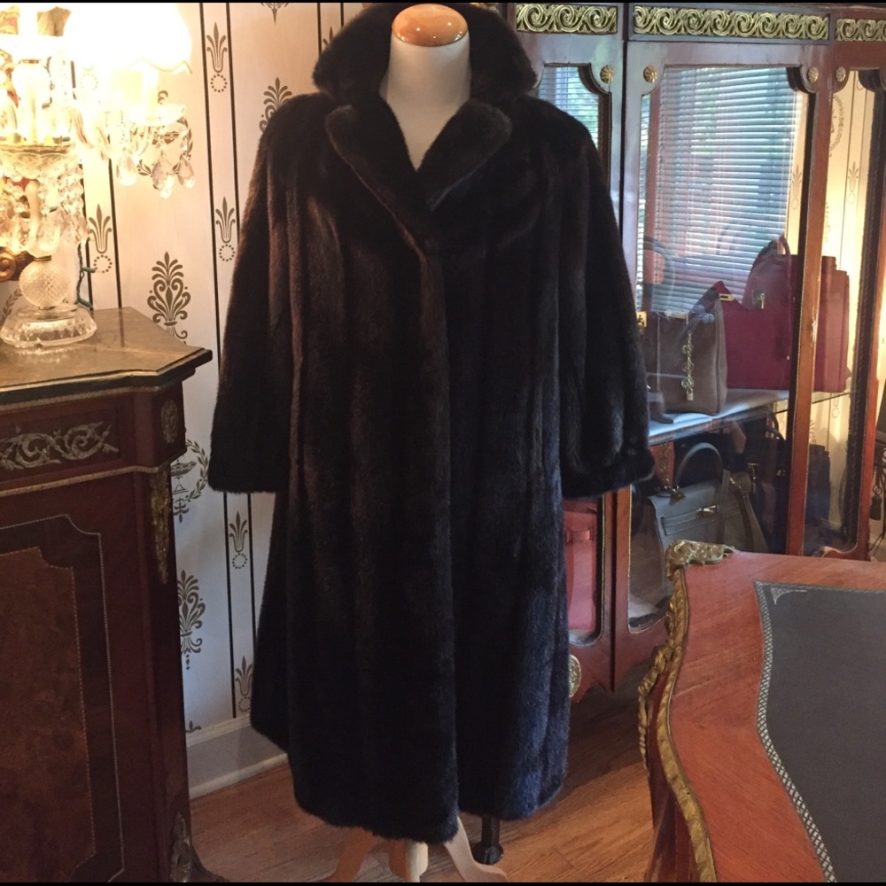🎄🎁 Full Length Ranch Mink Fur Coat 💋