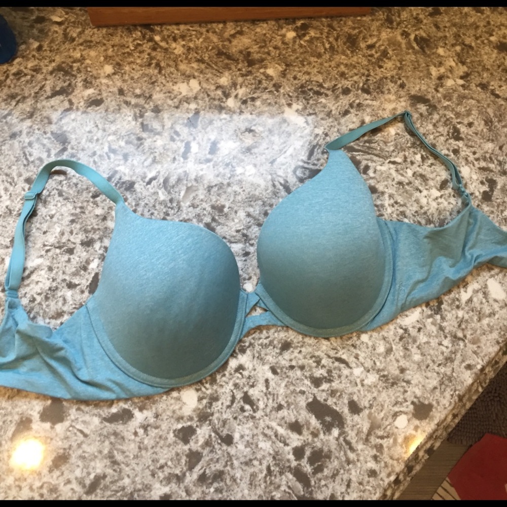 Victoria's Secret teal padded perfect coverage bra