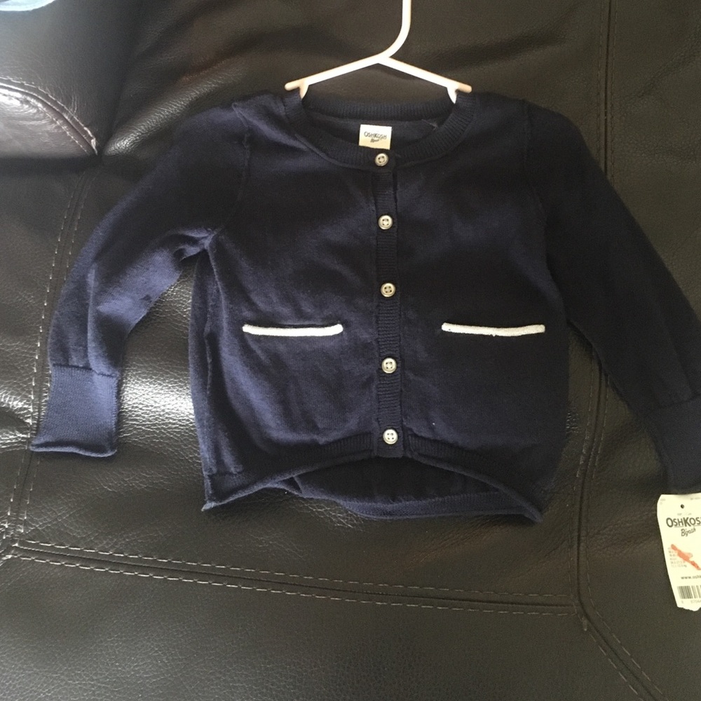 Girls navy blue sweater
