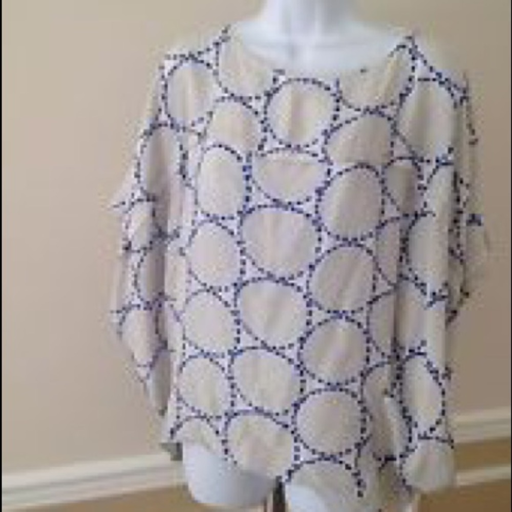 Diane von furstenberg blouse size P