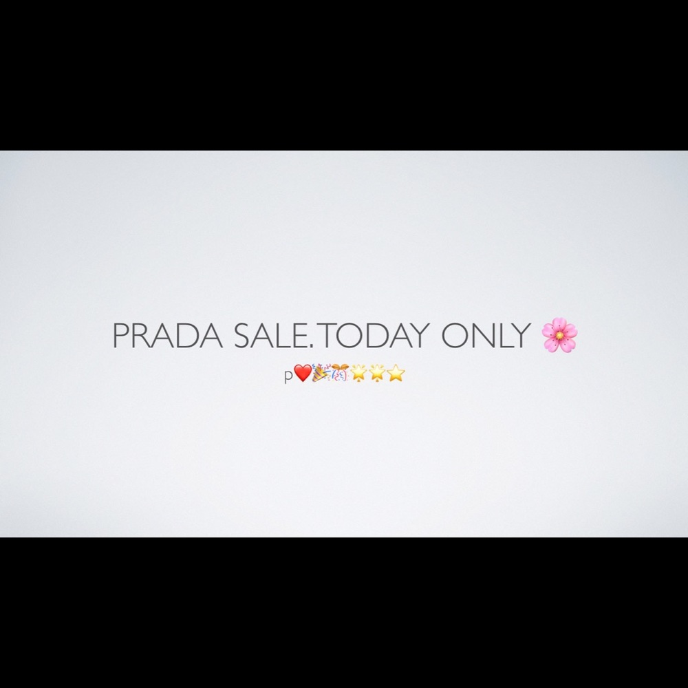 🌟Prada handbag sale. Today only ⭐️