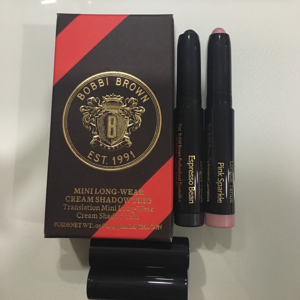 Bobbi Brown Mini long wear cream shadow DUO