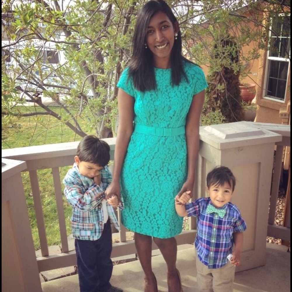 Gorgeous green lace dress