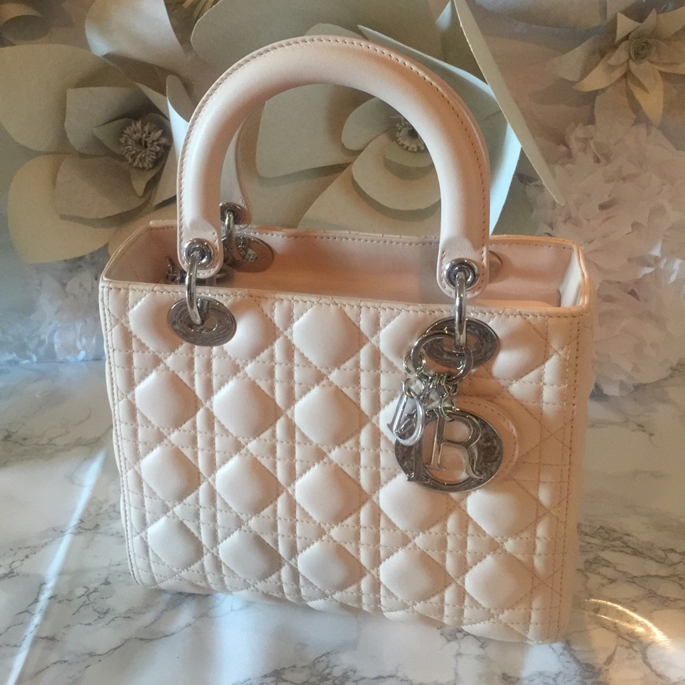 Lady Dior in pink beige - Picture 2 of 8
