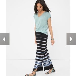Gradient Stripe Convertible Maxi Skirt or Dress
