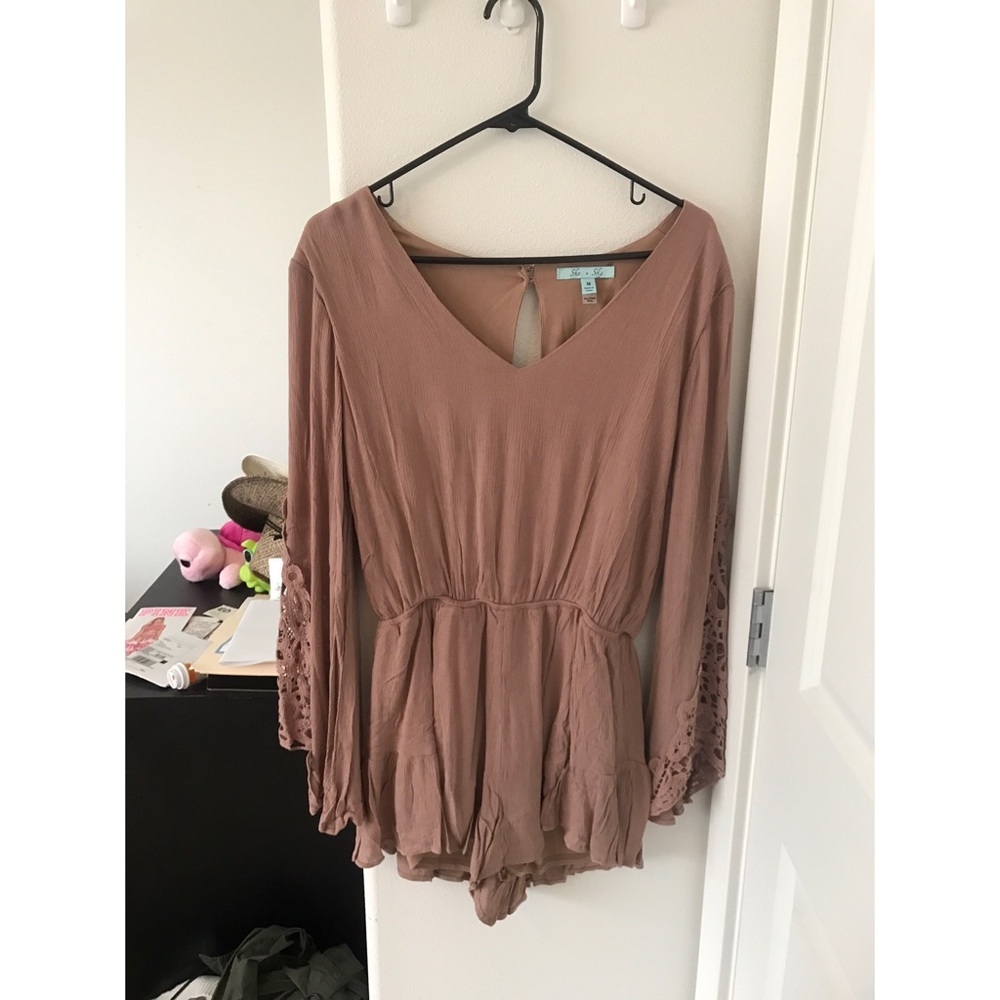 Long sleeved romper