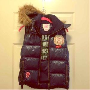 NWOT Victoria's Secret PINK Puffer Vest, XS