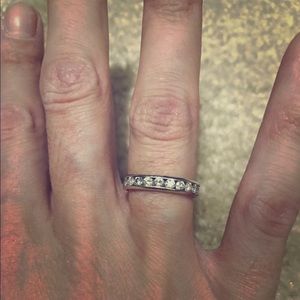 10k diamond wedding band