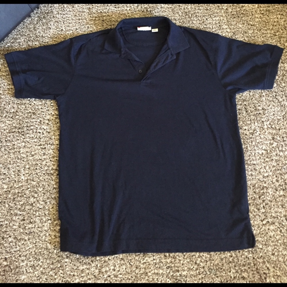 Clique Men's Navy Polo. Good condition