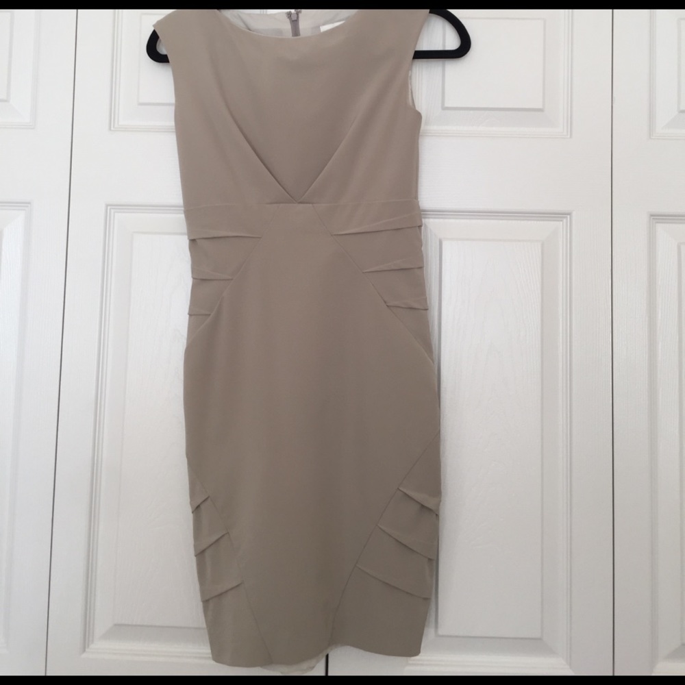 Nicole Miller Taupe Dress