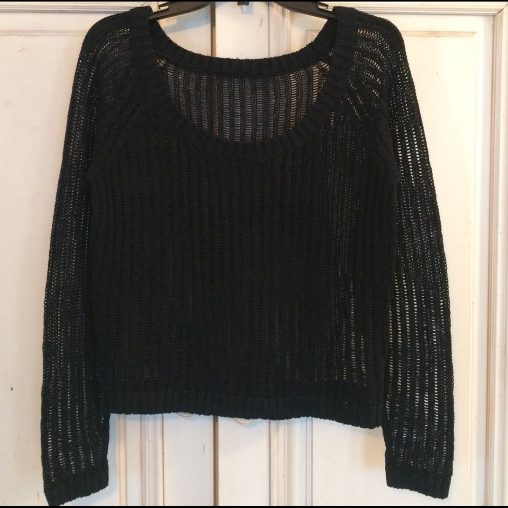 Black sweater.