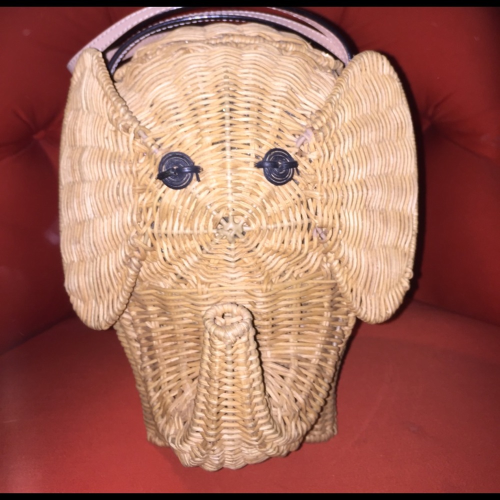 Kate Spade Elephant Wicker Bag - Picture 4 of 8
