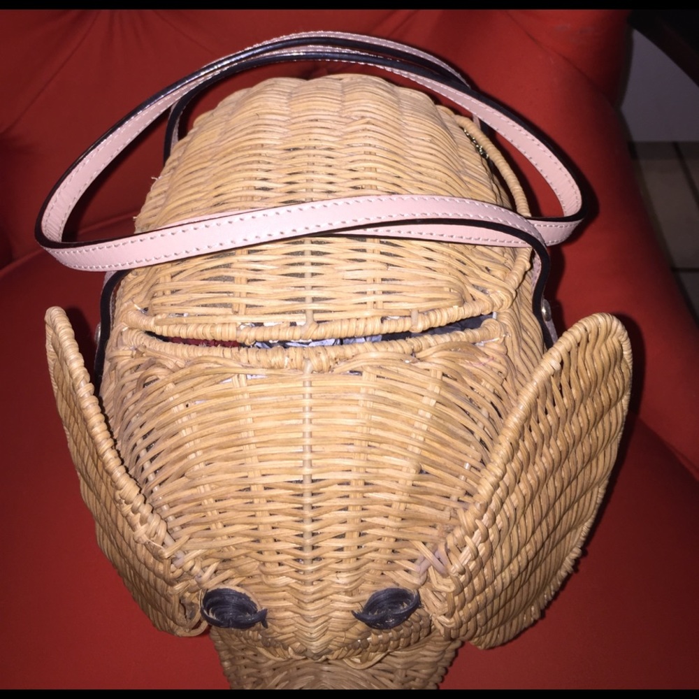 Kate Spade Elephant Wicker Bag - Picture 6 of 8
