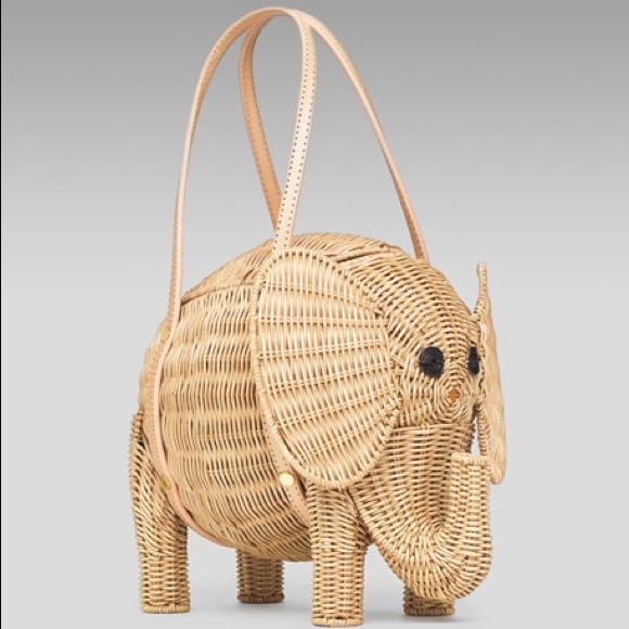 kate spade Handbags - Kate Spade Elephant Wicker Bag