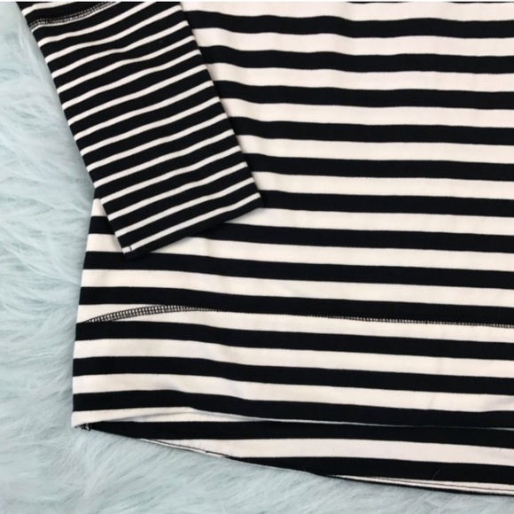 HPStriped Tunic w/ Cowl Neck - Picture 2 of 4