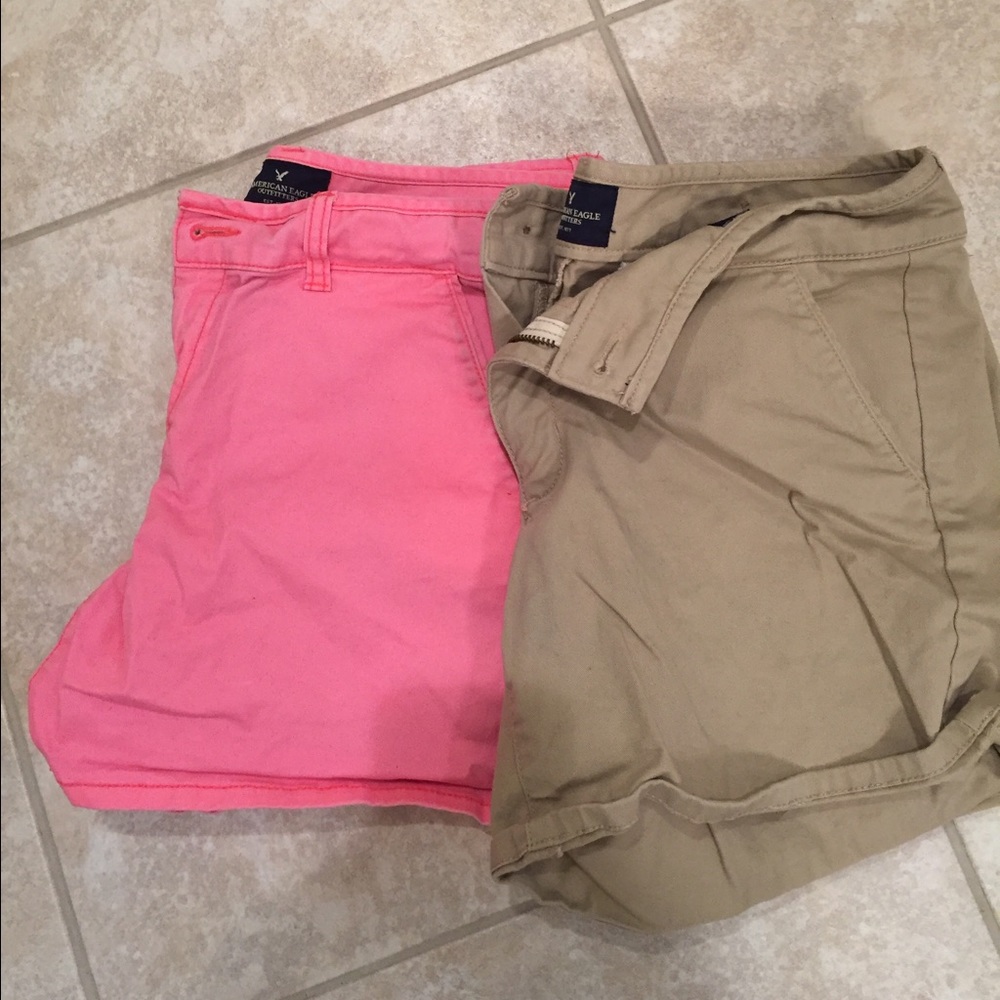 THREE PAIR AE SHORTS