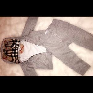 Baby Burberry Sweat Suit