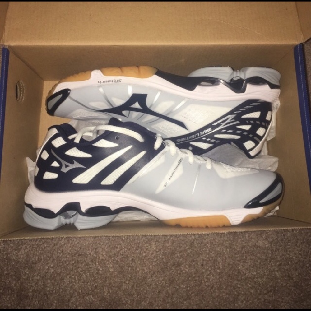 Mizuno Wave Lightening Z volleyball shoes.