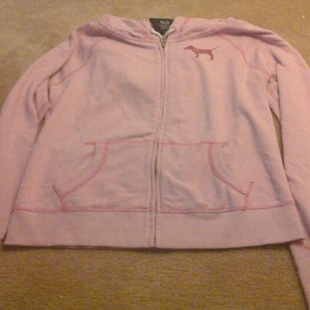 Victorias secret pink hooded sweatshirt
