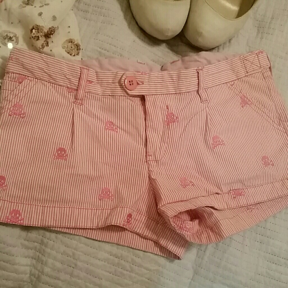 DeLiA's YNQ Pink Skull Shorts☆