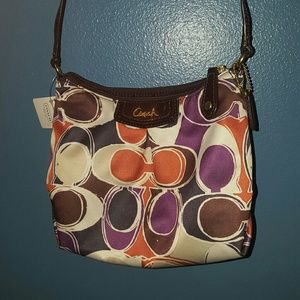 Rare Coach Ashley Scarf Print Swingpack Crossbody