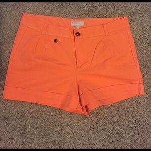 Banana Republic orange shorts