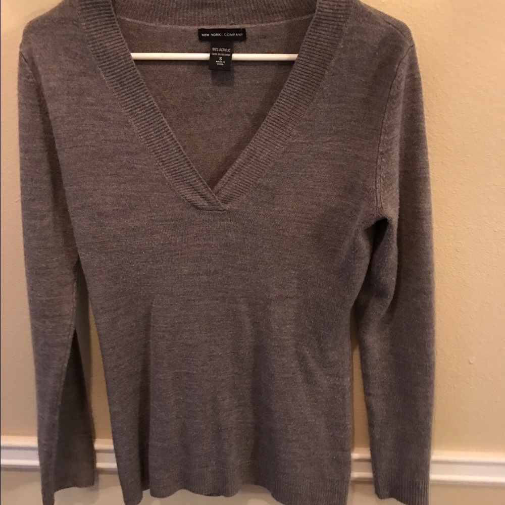 Grey sweater by express