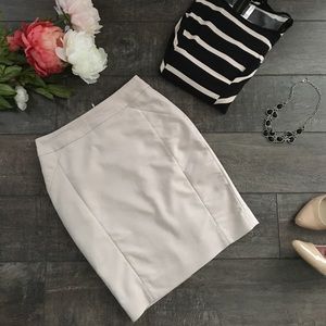 H&M Khaki Pencil Skirt